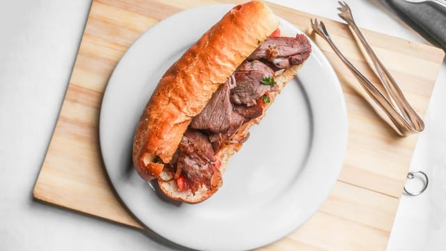 Lamb Sandwich.