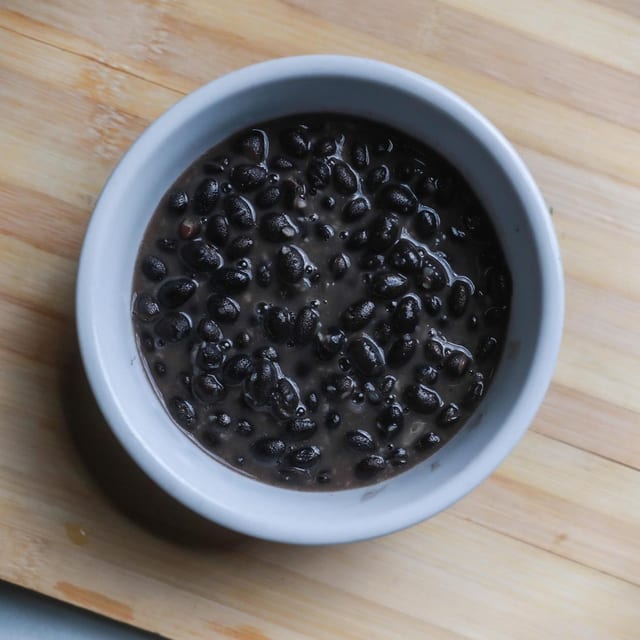Seasoned Black Beans.